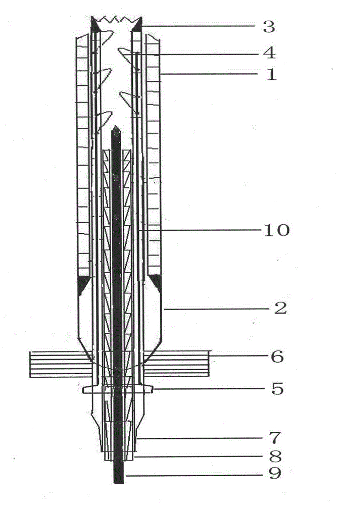 Combined minimally invasive cutting biopsy device for bone tumour