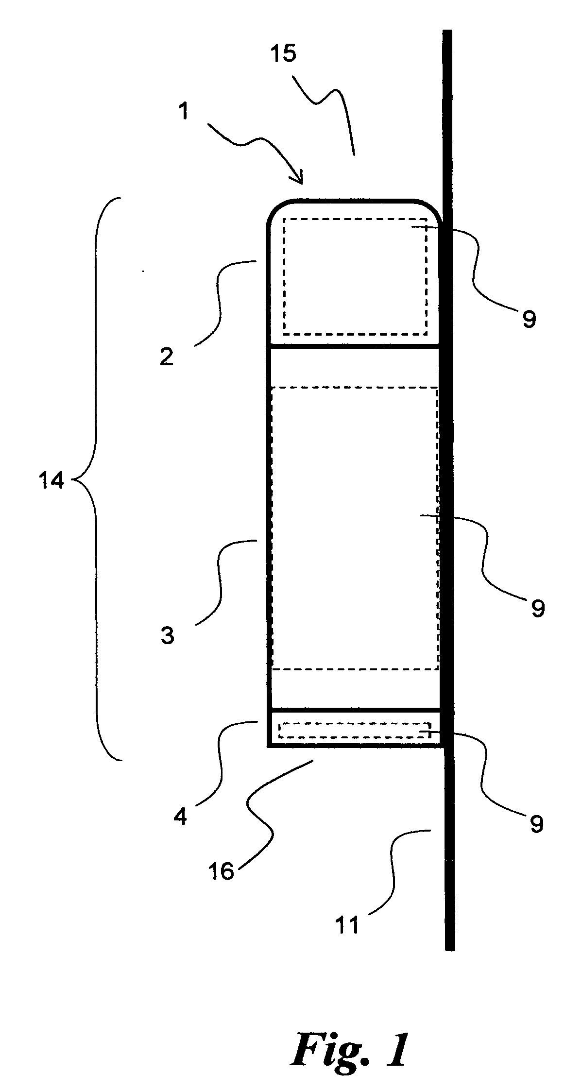 Dispenser with magnetized elements