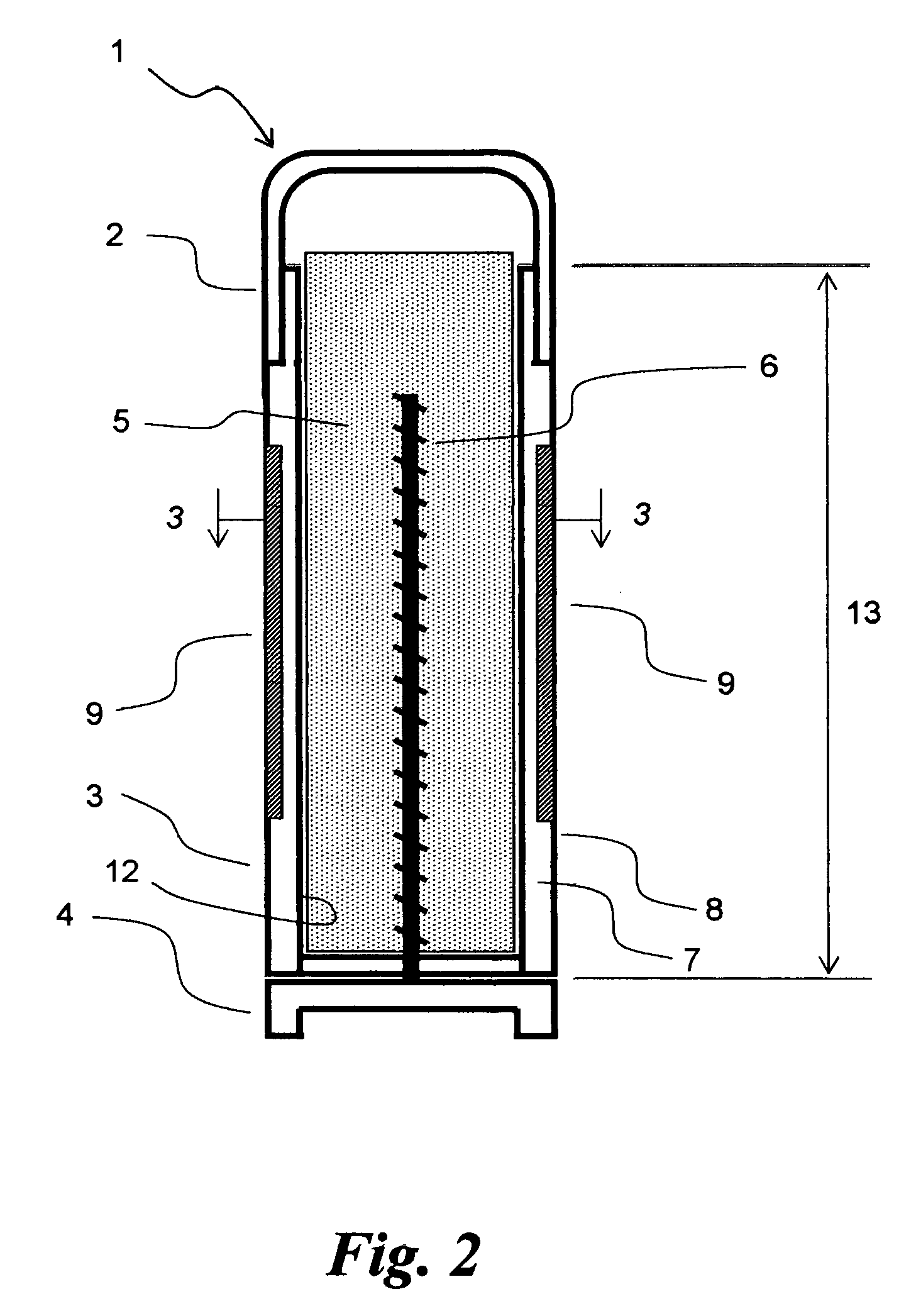 Dispenser with magnetized elements