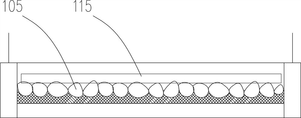 Construction method of mortar pebble ecological fishway