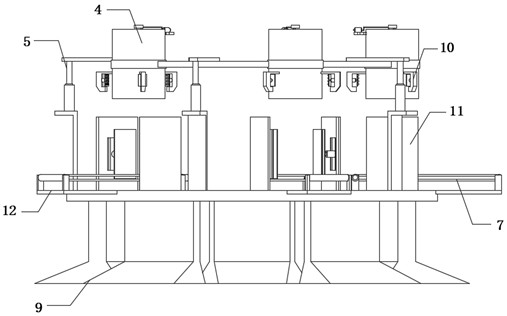 Automatic knife feeding device for razor head assembly