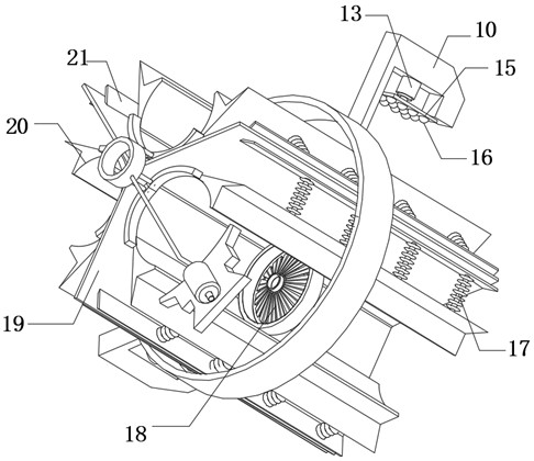 Automatic knife feeding device for razor head assembly