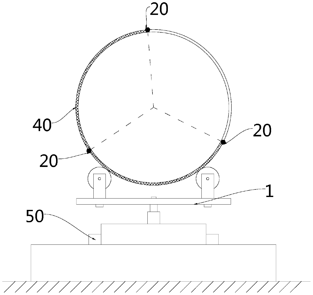 Welding process for equal-diameter large quartz pipes