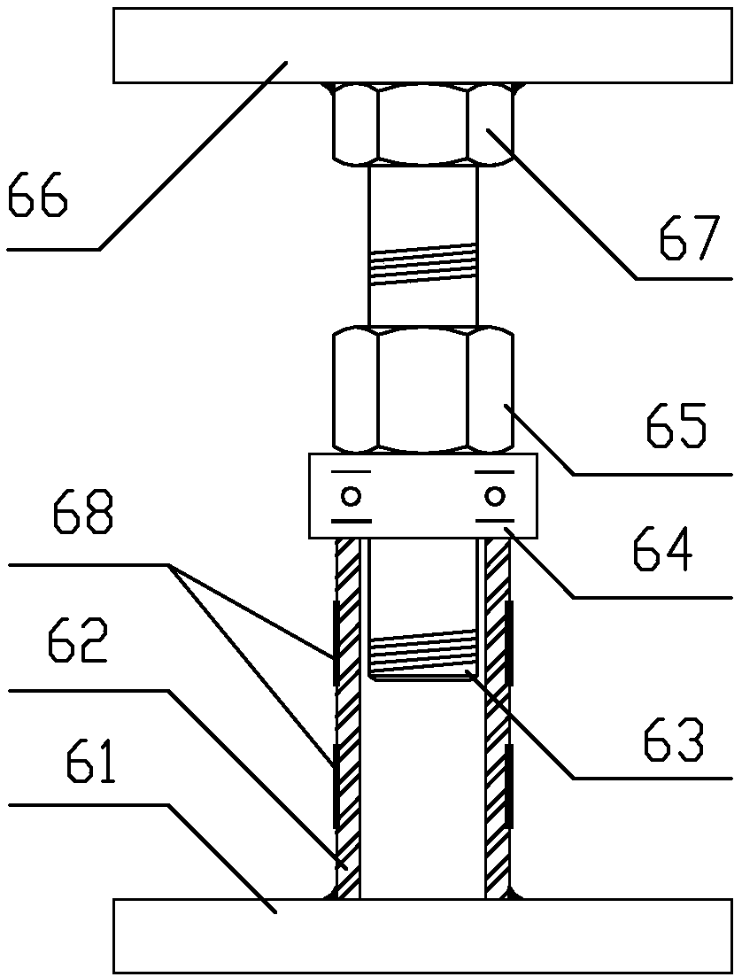 Brickwork structure wall-breaking and hole-forming pre-jacking recovery construction method