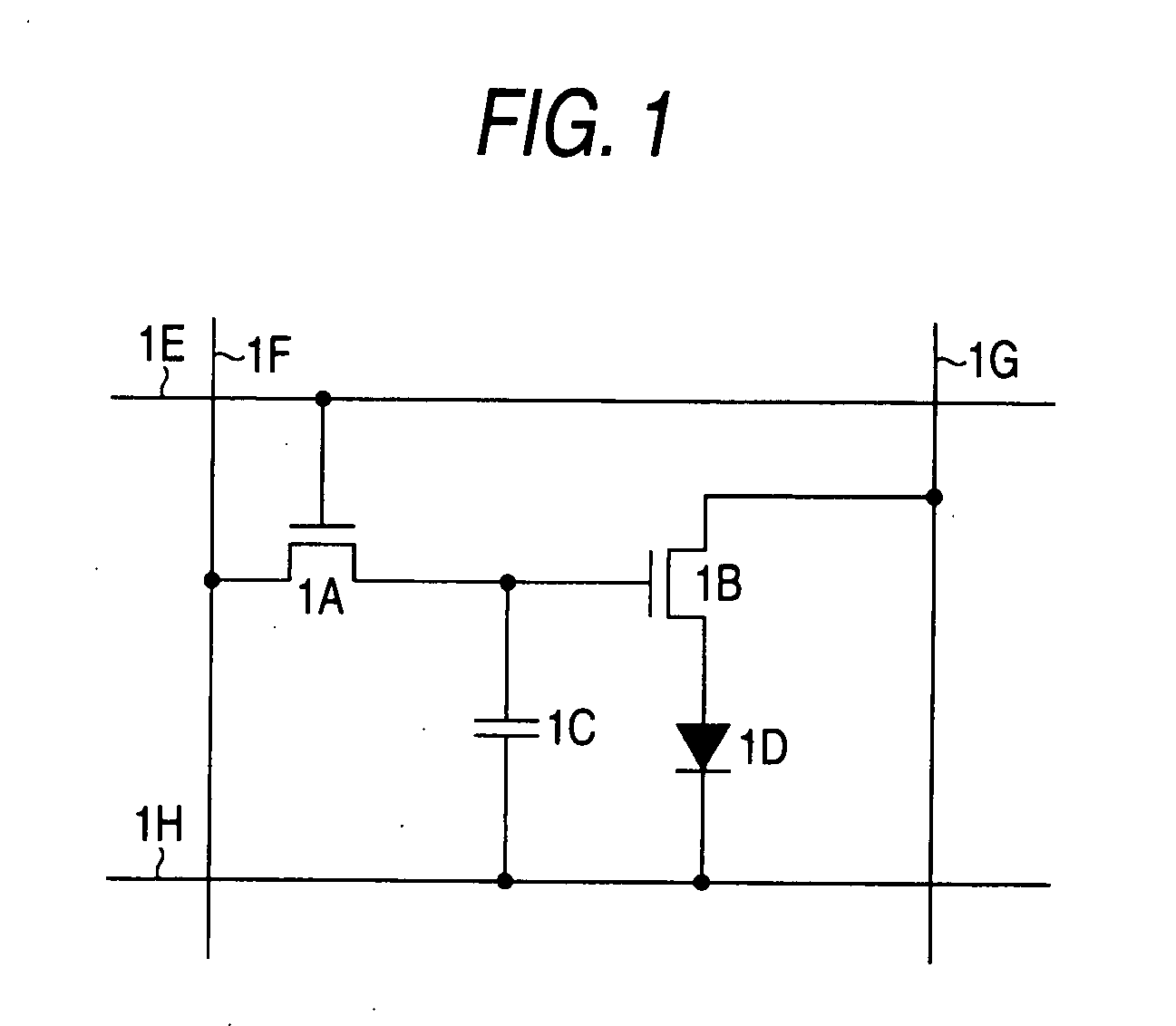 Display device, method of driving same, and electonic device