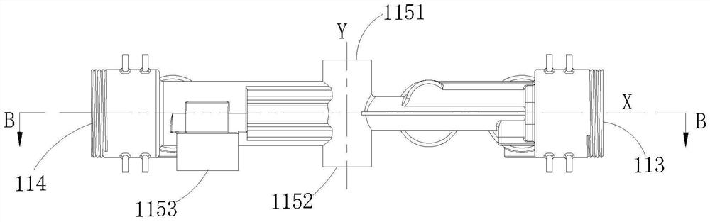 Shower faucet main body and shower equipment