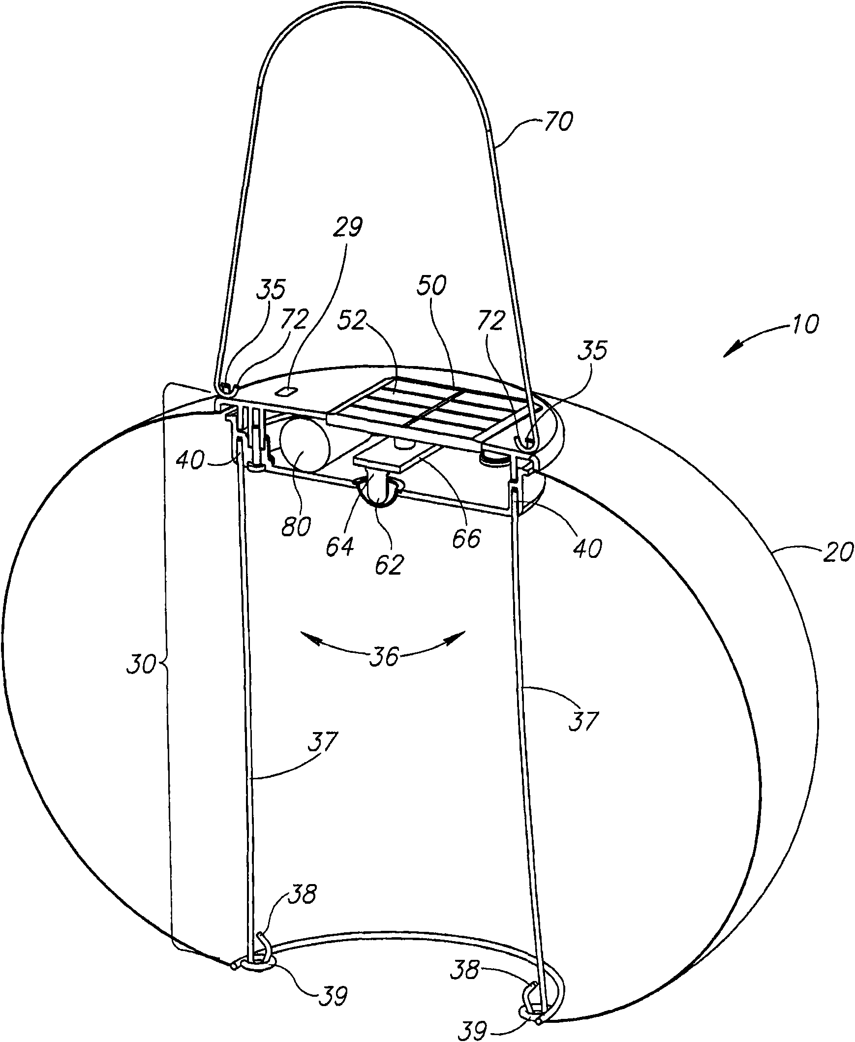 Solar-powered collapsible lighting apparatus