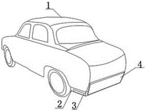 Safety hauling device for trunk of a car