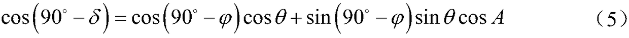 Fast and direct calculation method of celestial fix of single celestial body