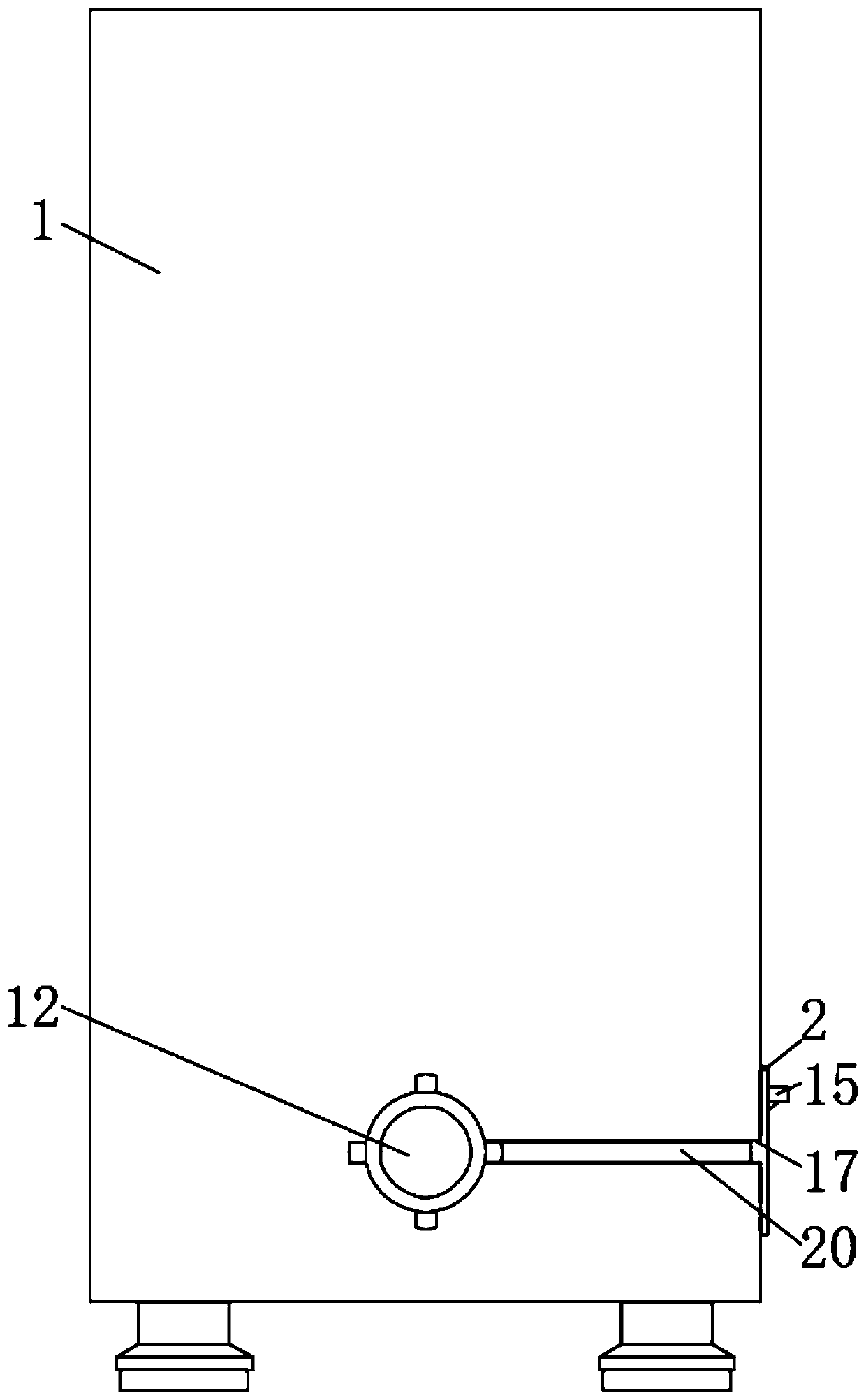 Heat dissipation system for high-low voltage complete power distribution equipment