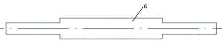 Lengthened shaft roller double-row conveying chain and technology thereof