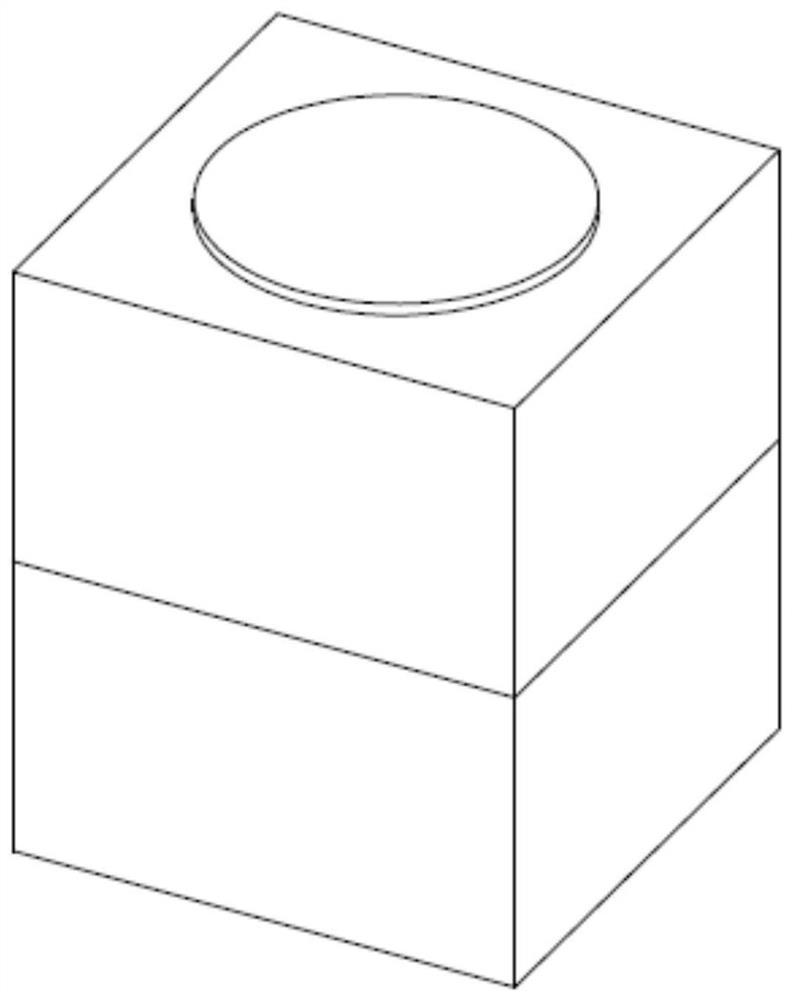 Assembly block for high-temperature and high-pressure modification of CVD cultivated diamond and modification method