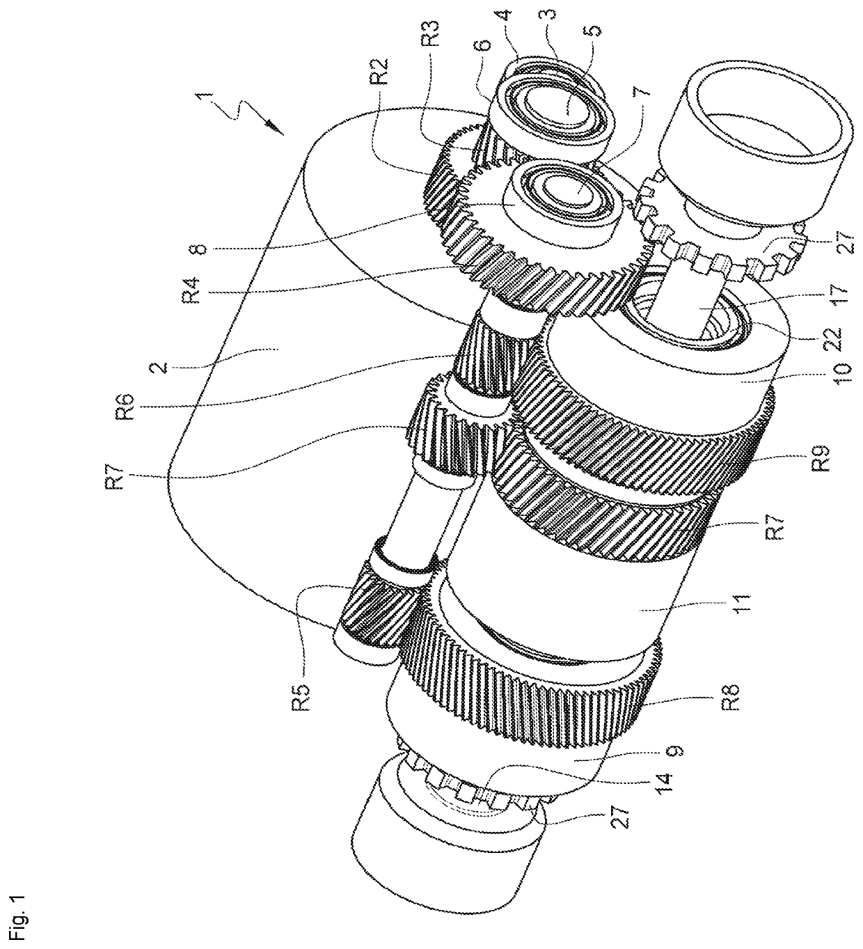 Torque transmission device for a motor vehicle