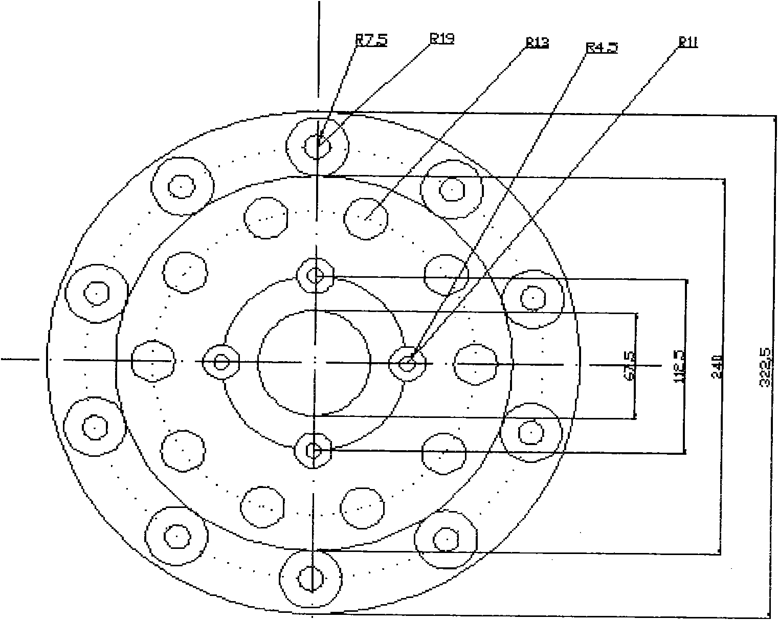 Key device for preparing enriched rice molding with hot-pressing gel method