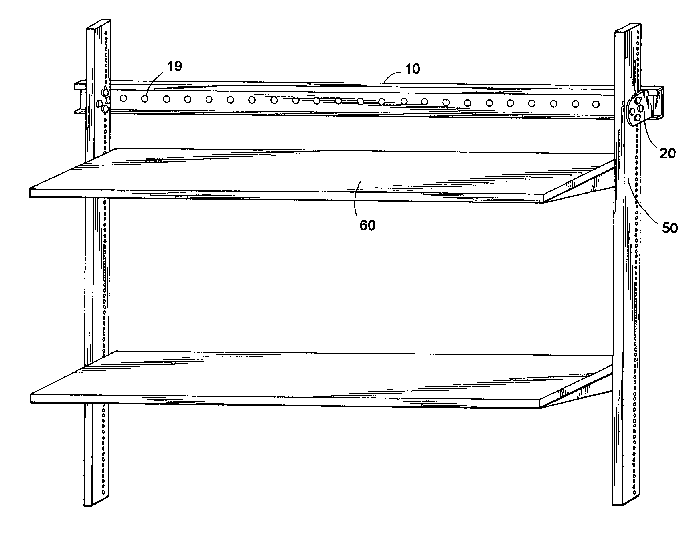 Closet partition system