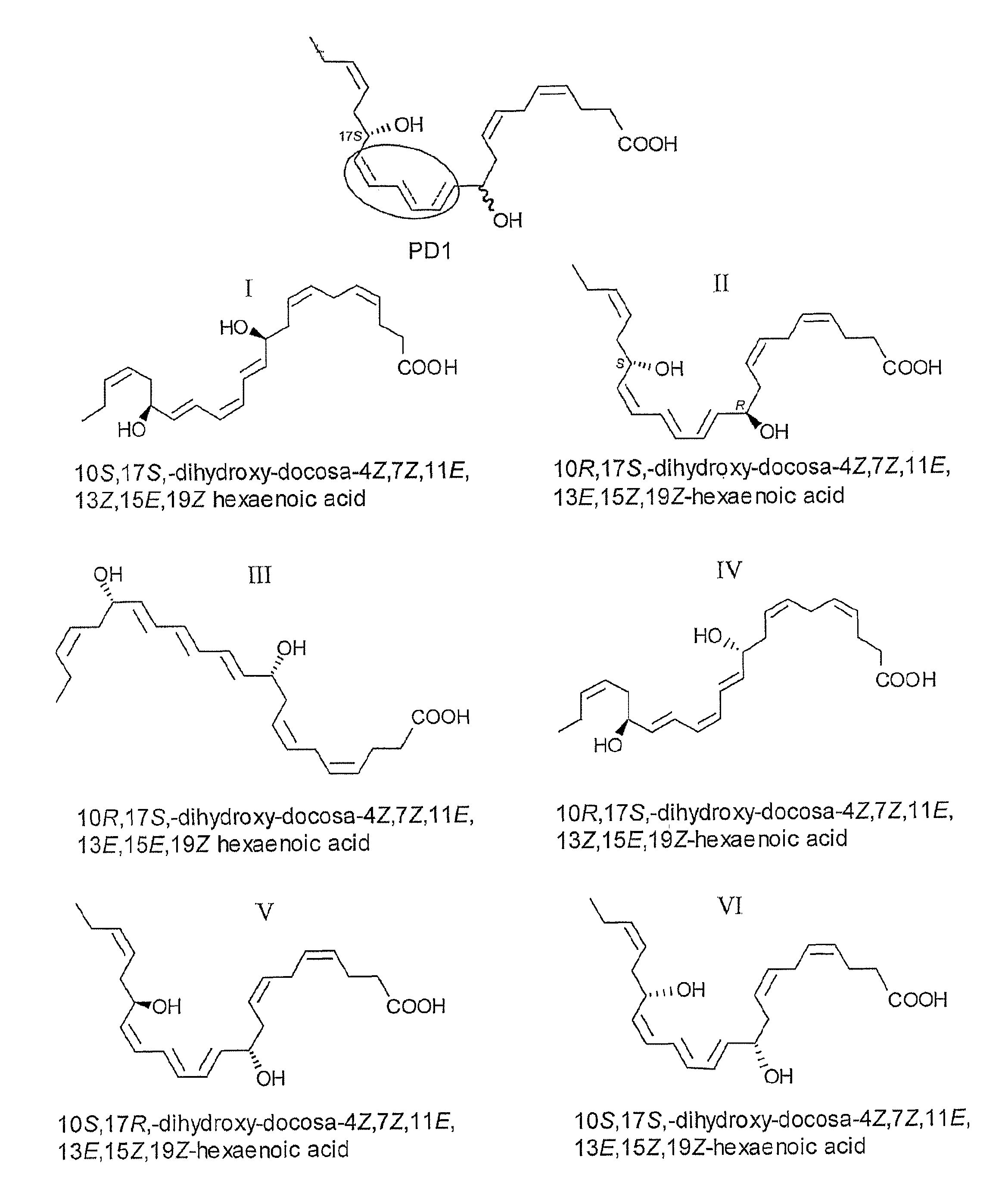 Anti-inflammatory actions of neuroprotectin D1/protectin D1 and it's natural stereoisomers