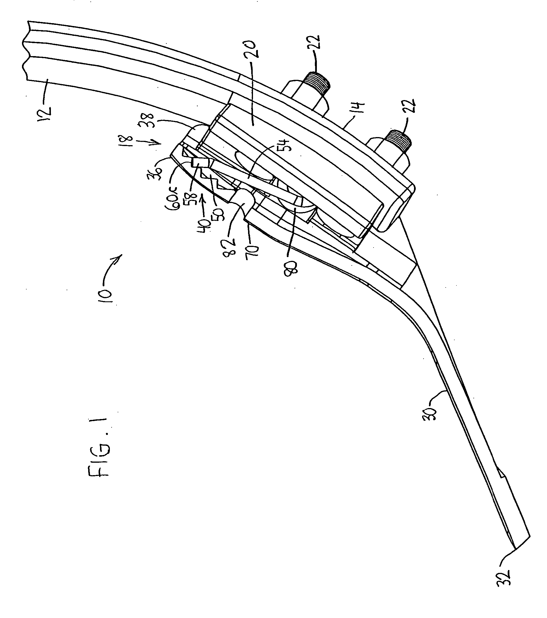 Knock-on sweep structure