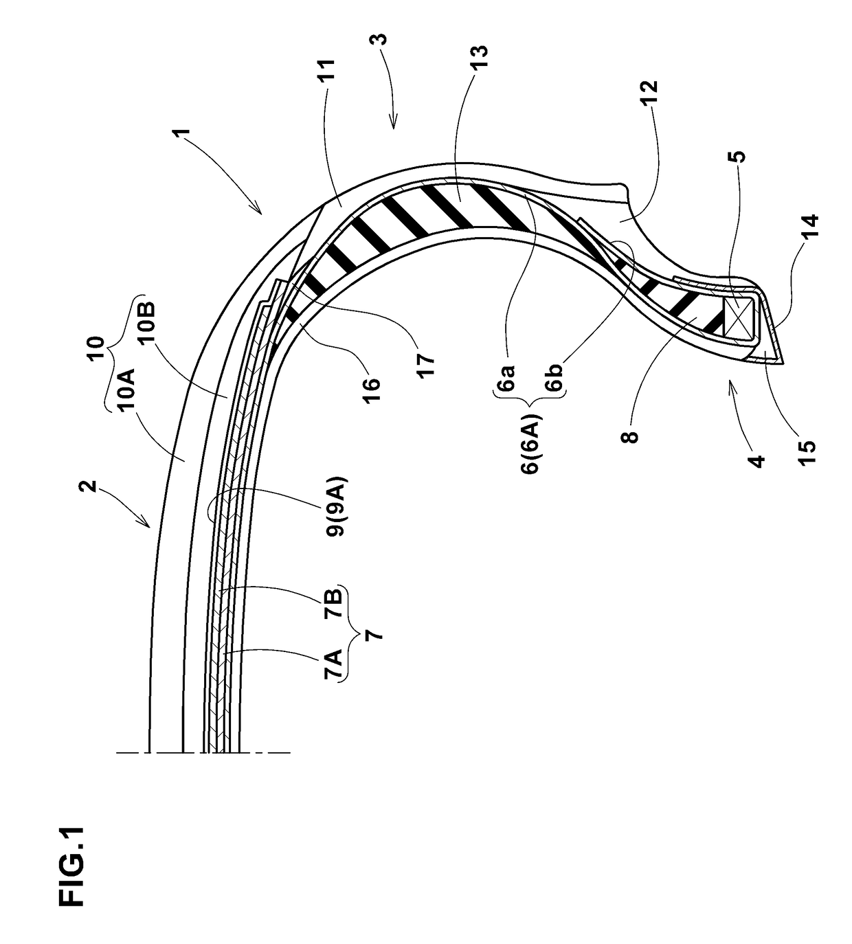 Rubber compound for tires, pneumatic tire, and an airless tire