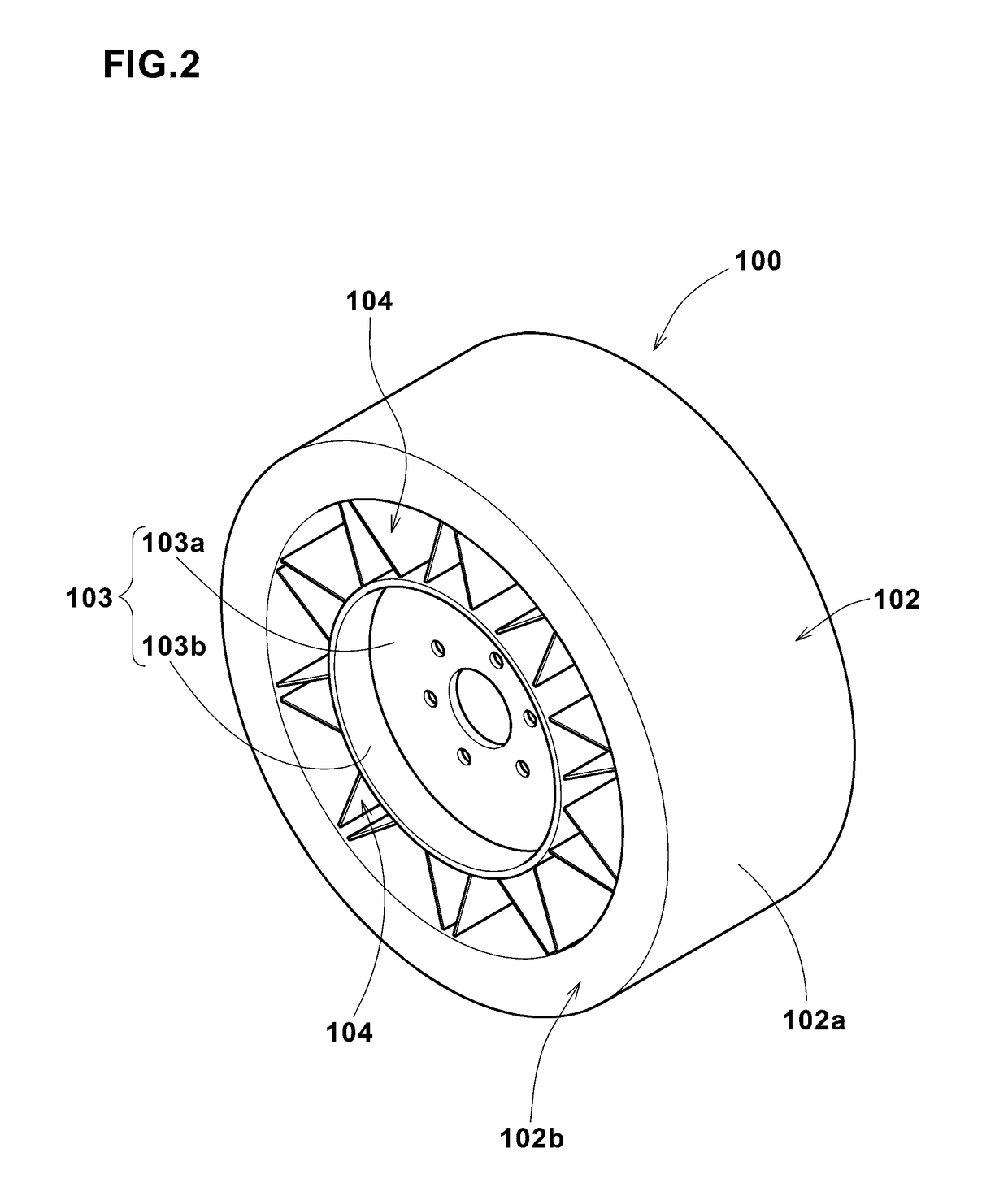 Rubber compound for tires, pneumatic tire, and an airless tire