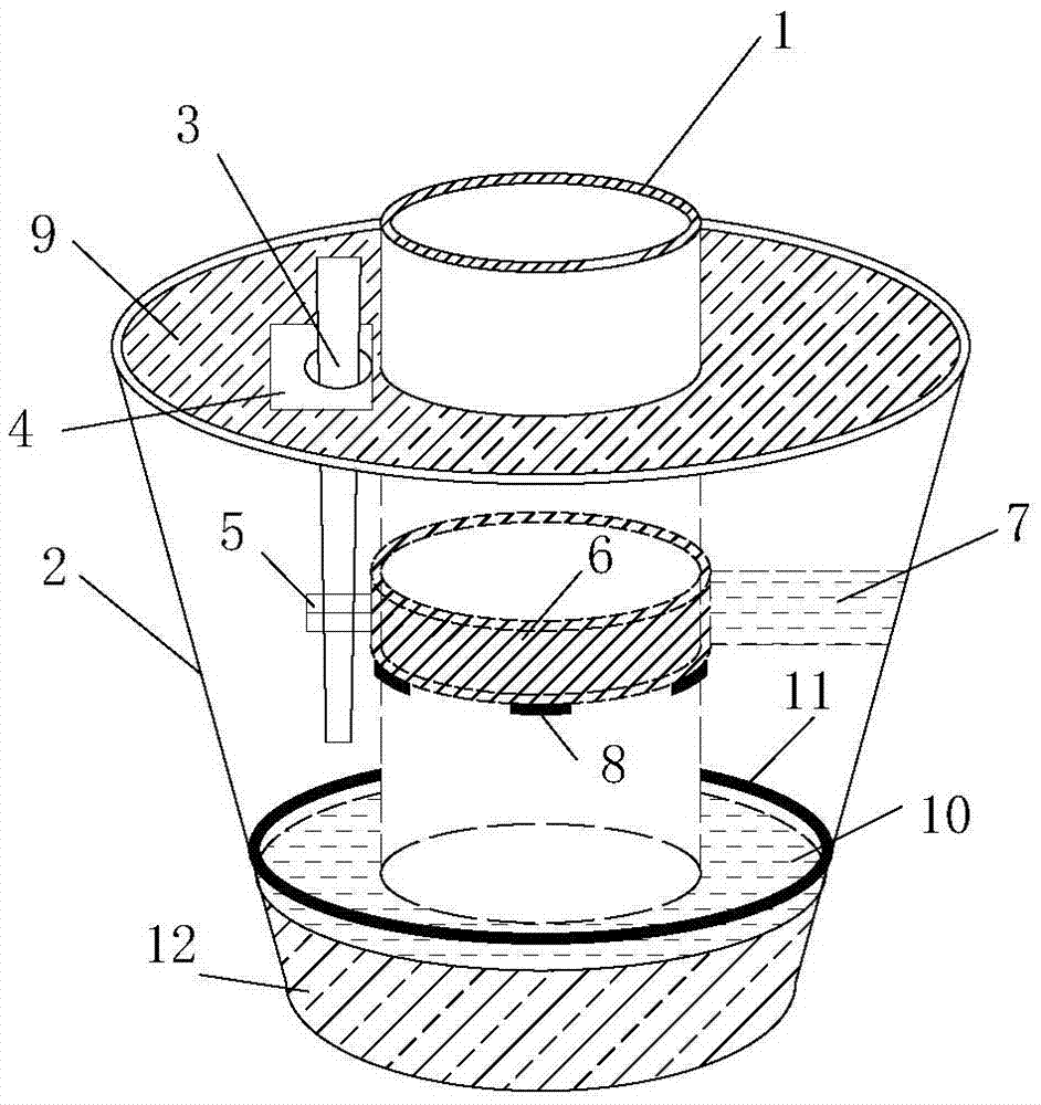 Construction method for pile-head-expanded bored pile