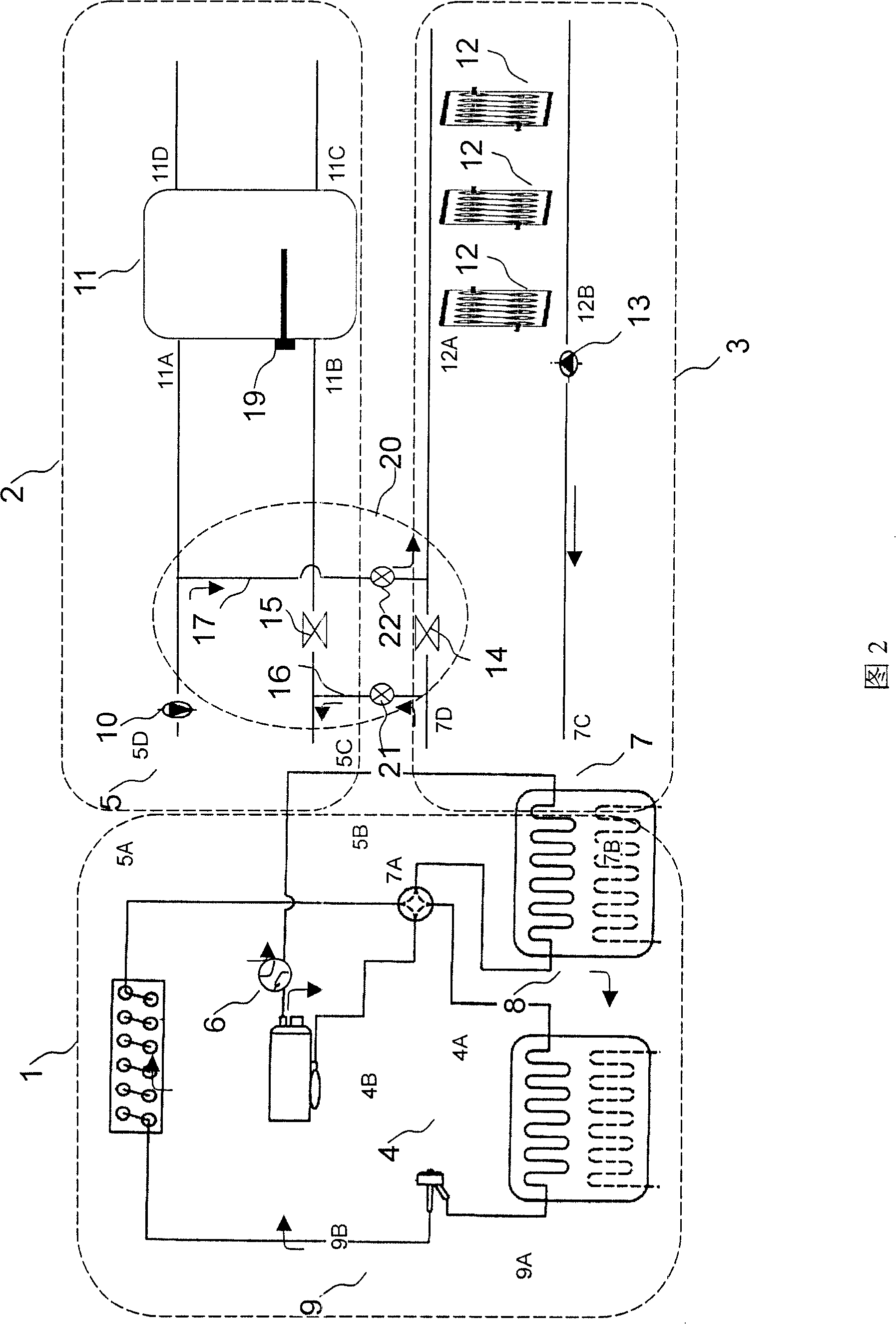 Heat pump installation