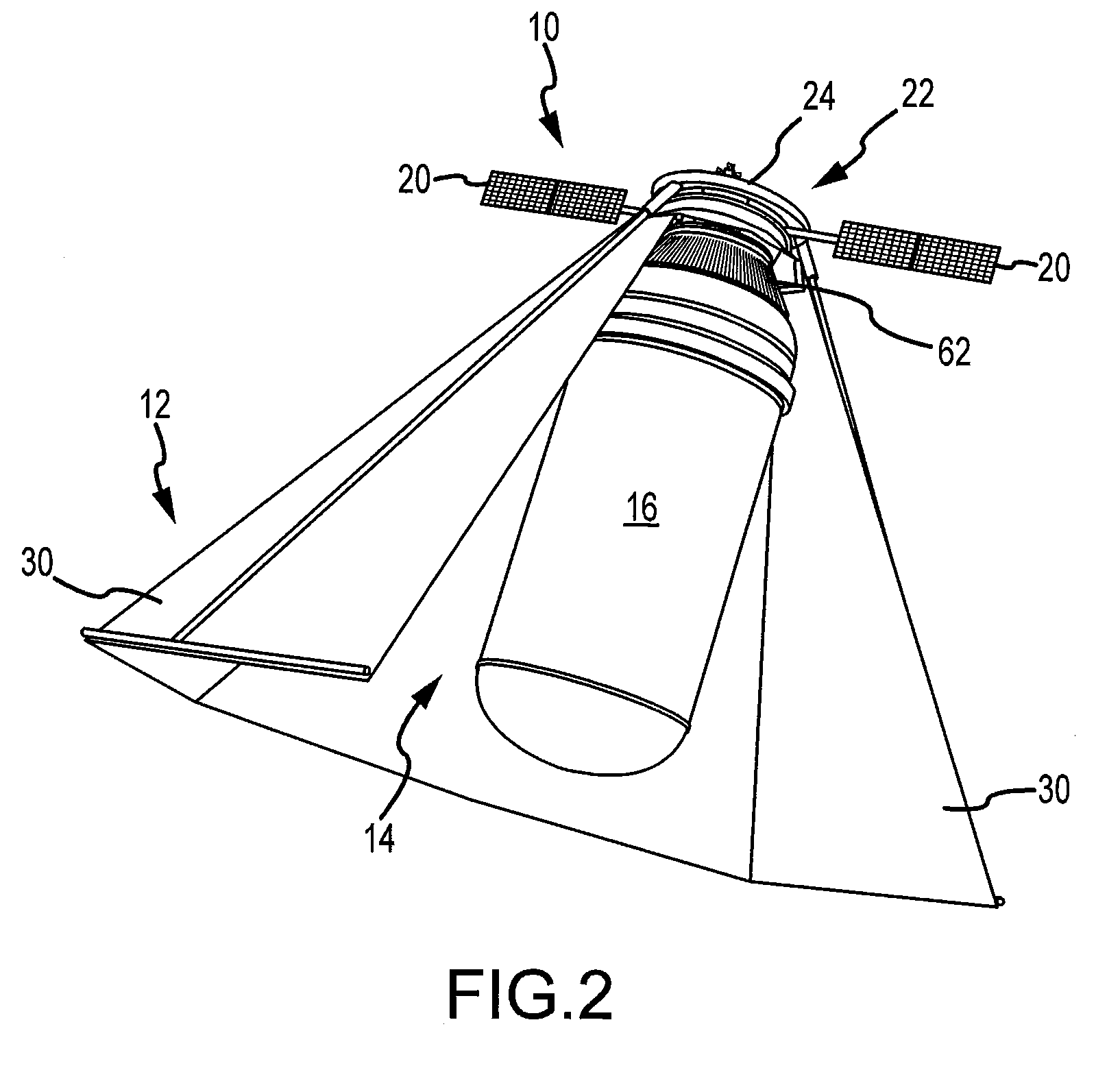 Cryogenic propellant depot and integral sunshield