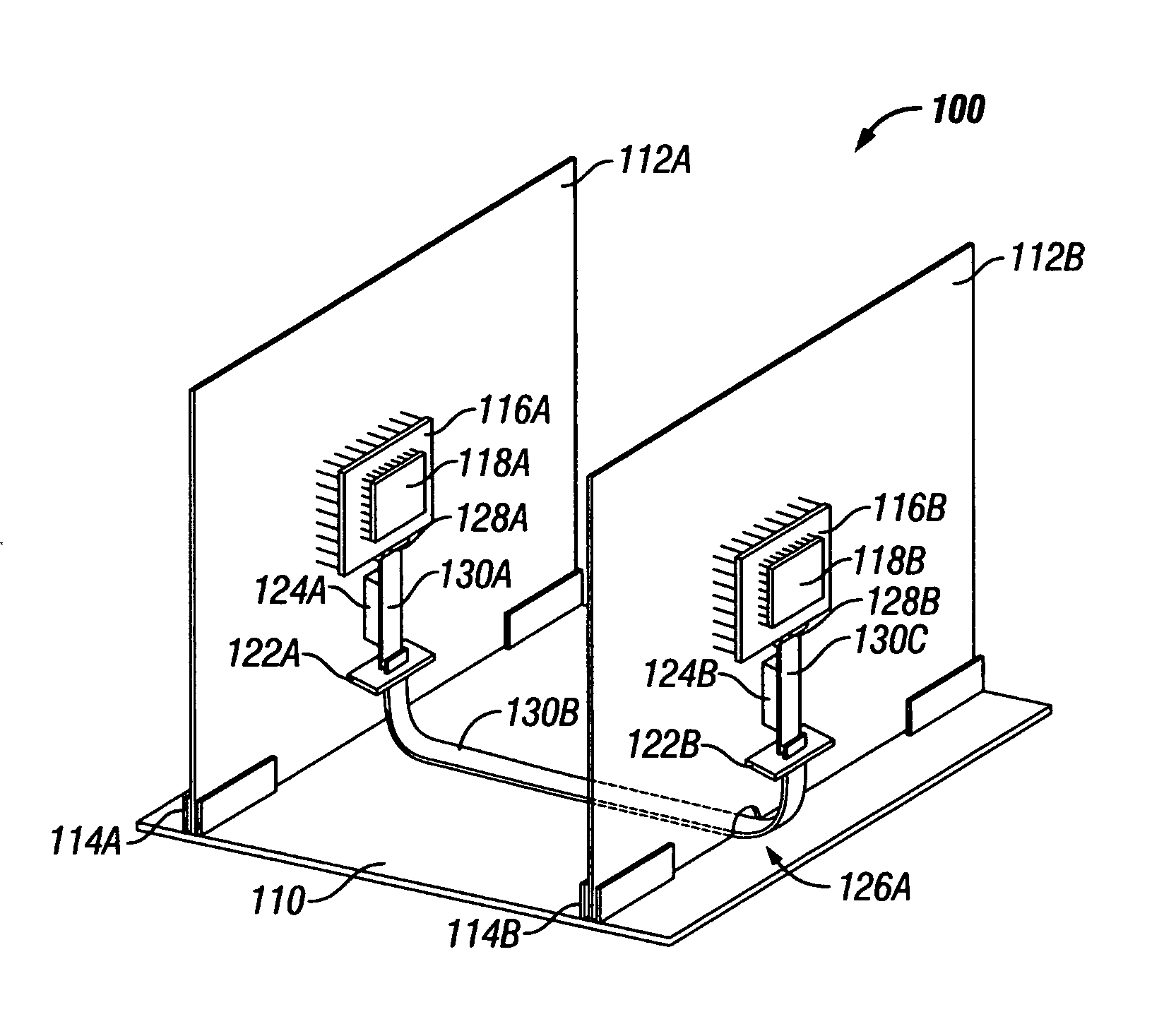 Flexible cable for high-speed interconnect