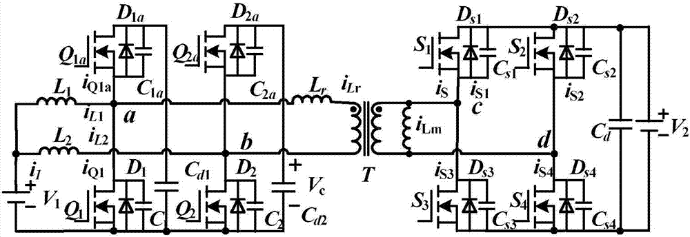 Optimal duty ratio voltage mismatching control method for current type bidirectional DC-DC converter