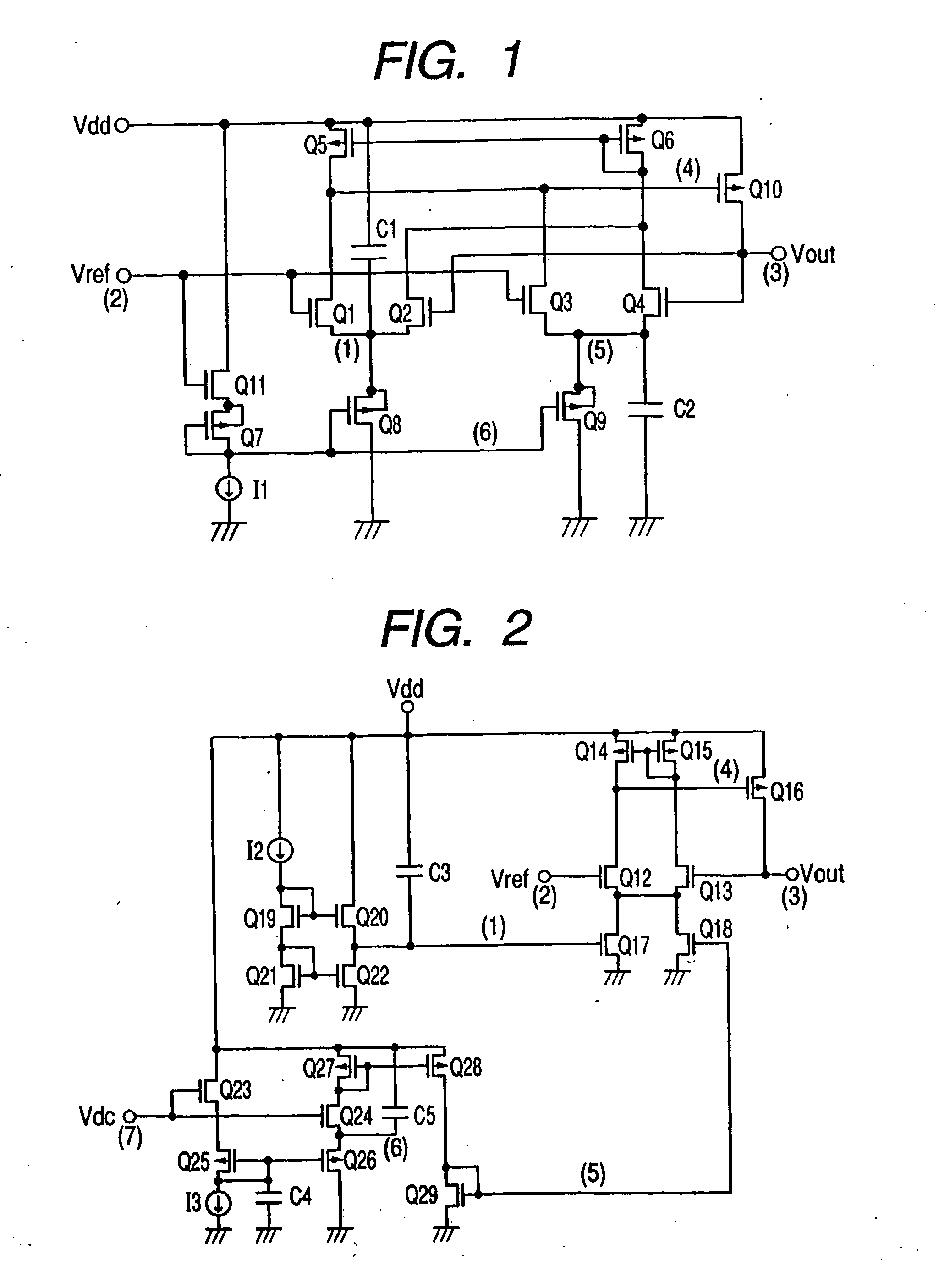 Step-down circuit with stabilized voltage