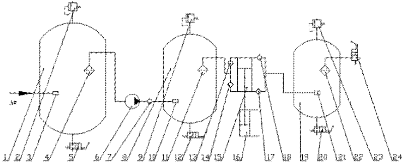 Oilfield oil well casing natural gas multi-stage compression recovery device