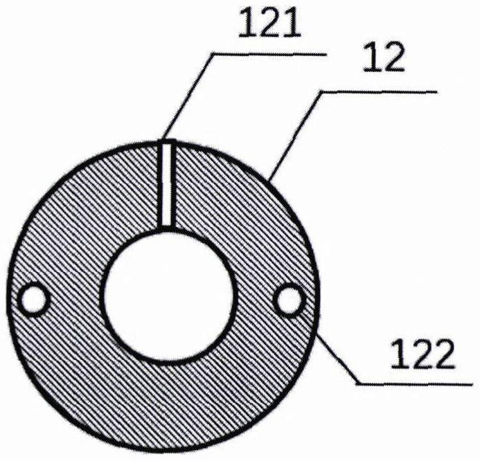 Device for detecting liquid absorption performance of paper pulp molding material