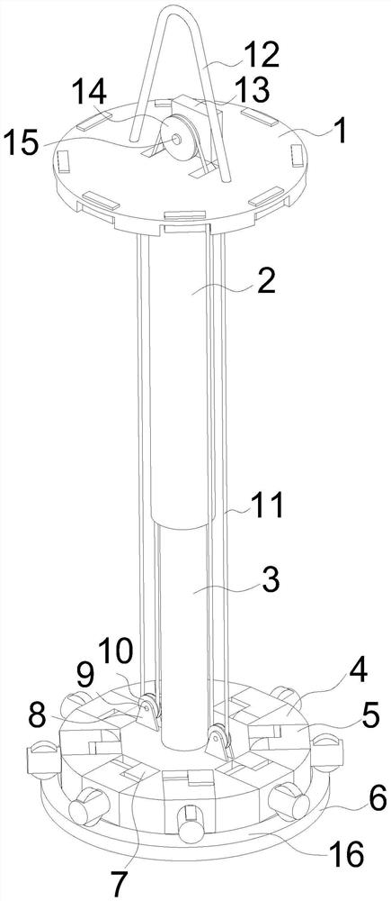 Lifting assembly for building materials