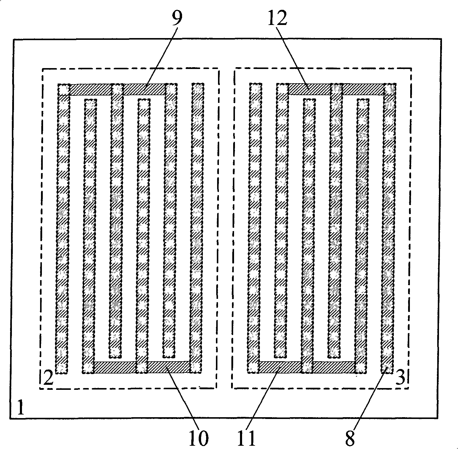 Schottky type standard CMOS whole differential photoelectric integration receiver