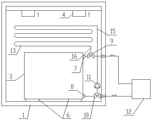 Cold accumulation type refrigerated transporting system and refrigerating method