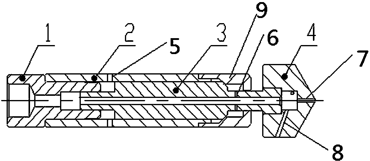 Hydraulically driven intra-casing radial drilling high-pressure rotary grinding head