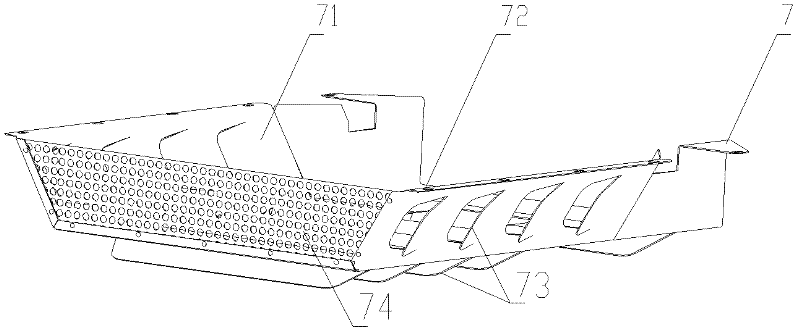 Heat-radiating system and crane