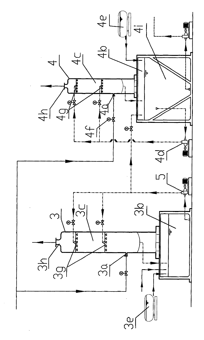 Recovery process and equipment for ammonia leachate in sanitary landfill of domestic waste