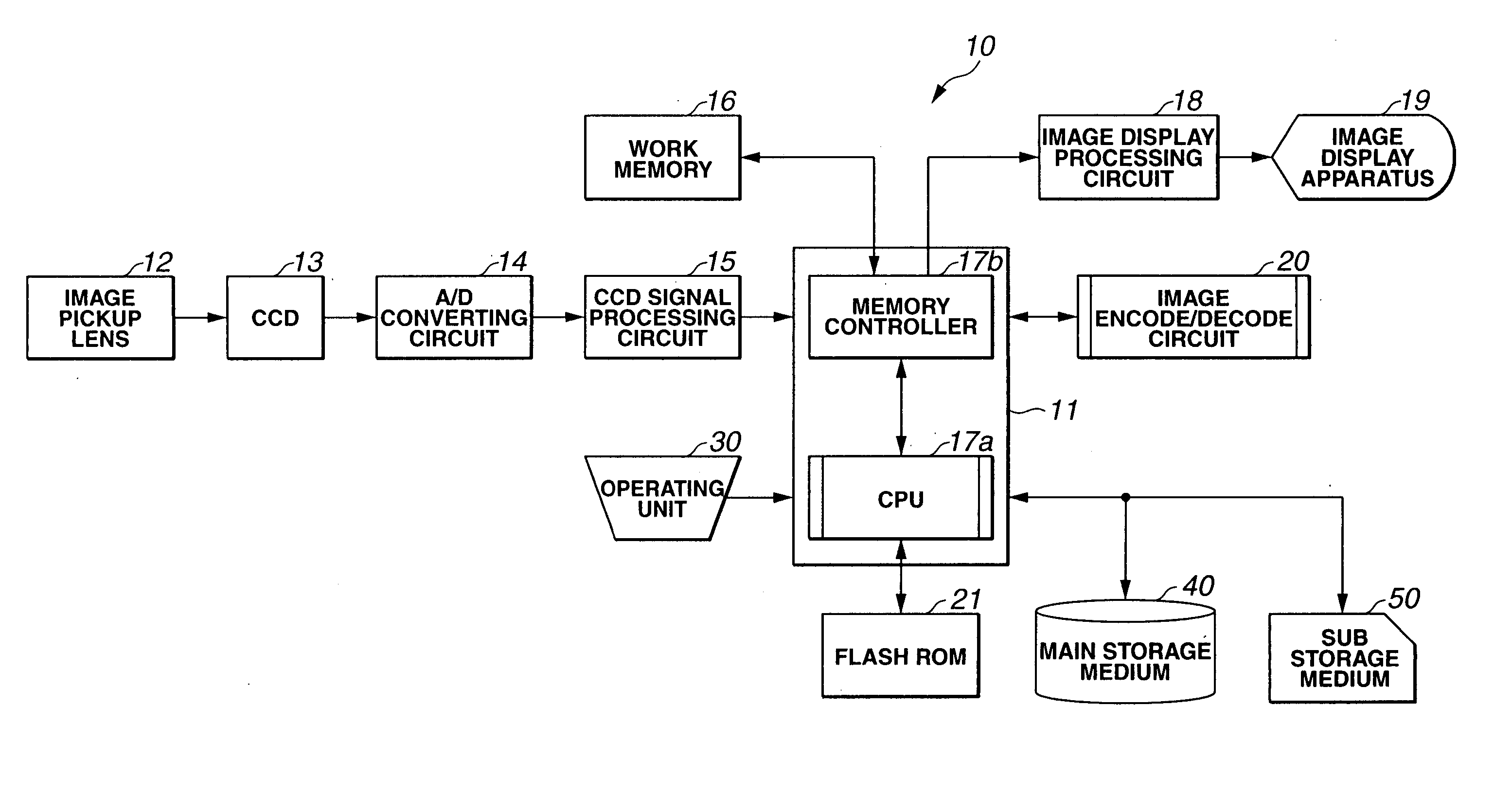 Data recording apparatus and electronic camera