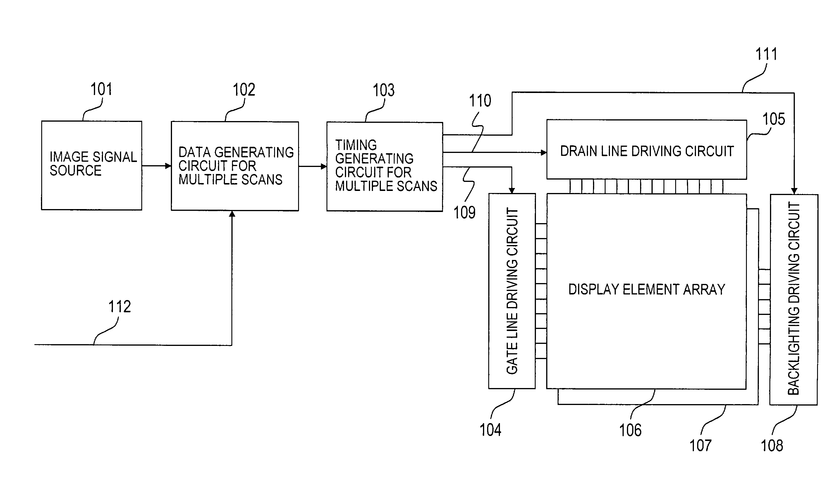 Matrix-type display device