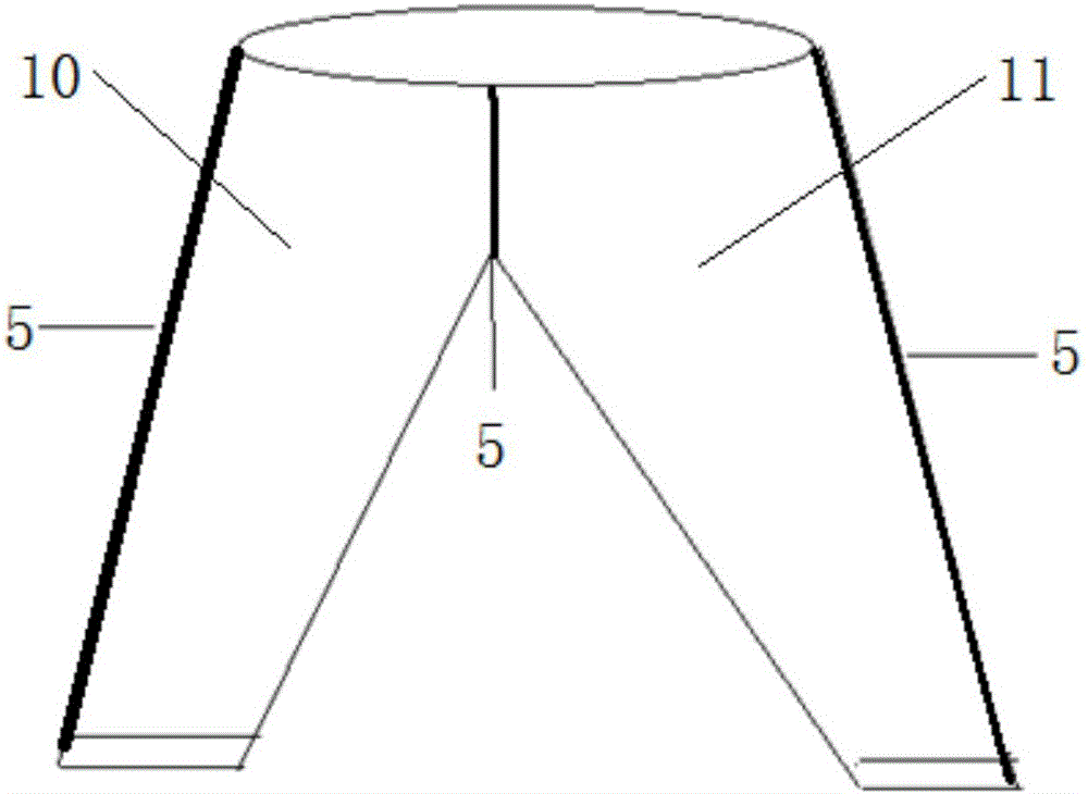 Preparation method of combined clothing