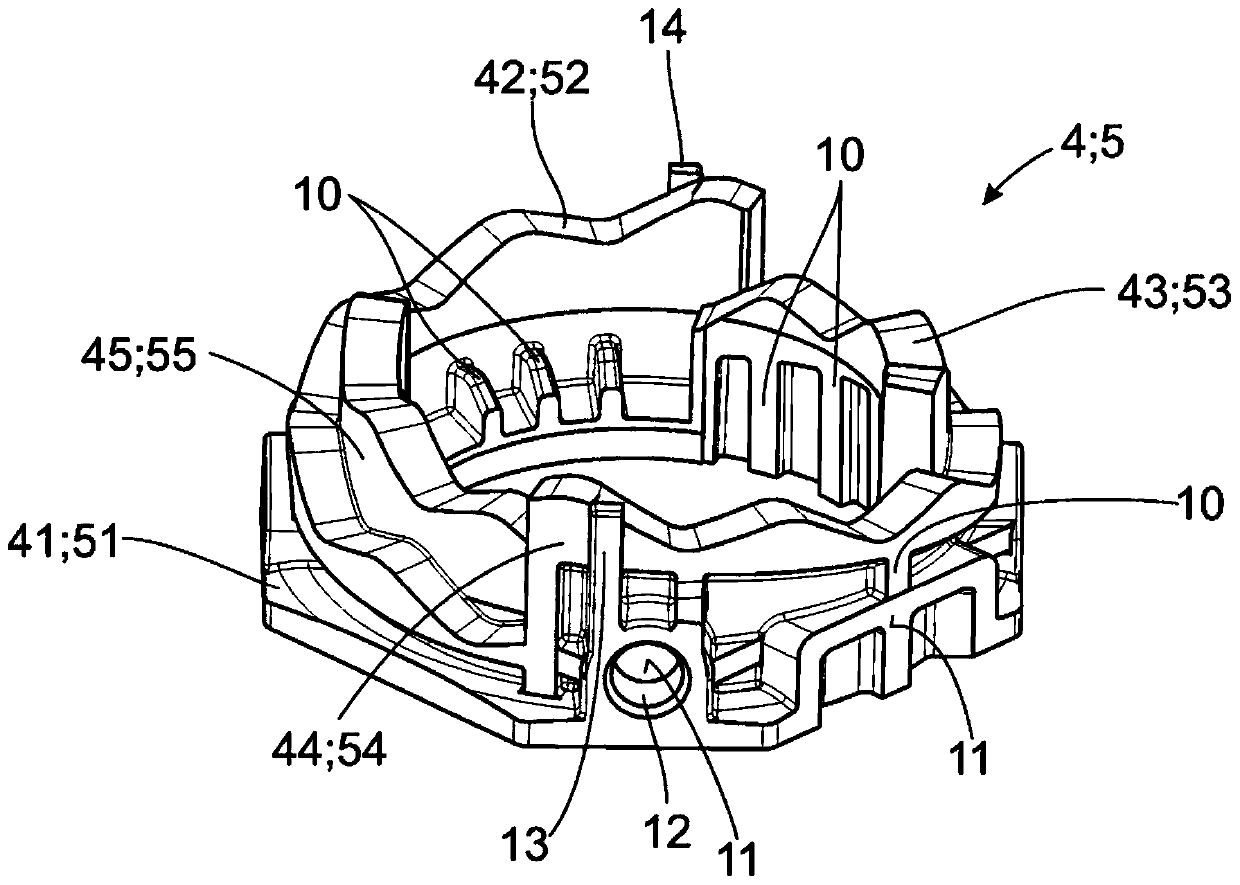 Height adjustment assembly for support spring of motor vehicle shock absorber