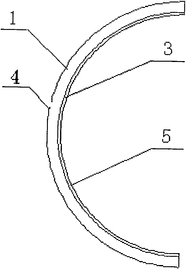 Manufacturing process of high-power low-speed diesel shaft bushing