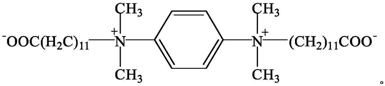 A kind of degreasing agent for three-element compound flooding produced water treatment and preparation method thereof