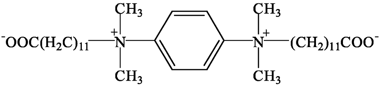 A kind of degreasing agent for three-element compound flooding produced water treatment and preparation method thereof