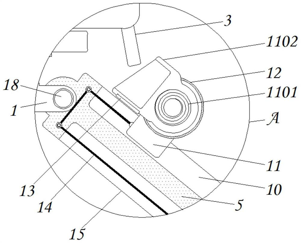 Stable solar photovoltaic panel utilizing rainwater for quantitative self-cleaning