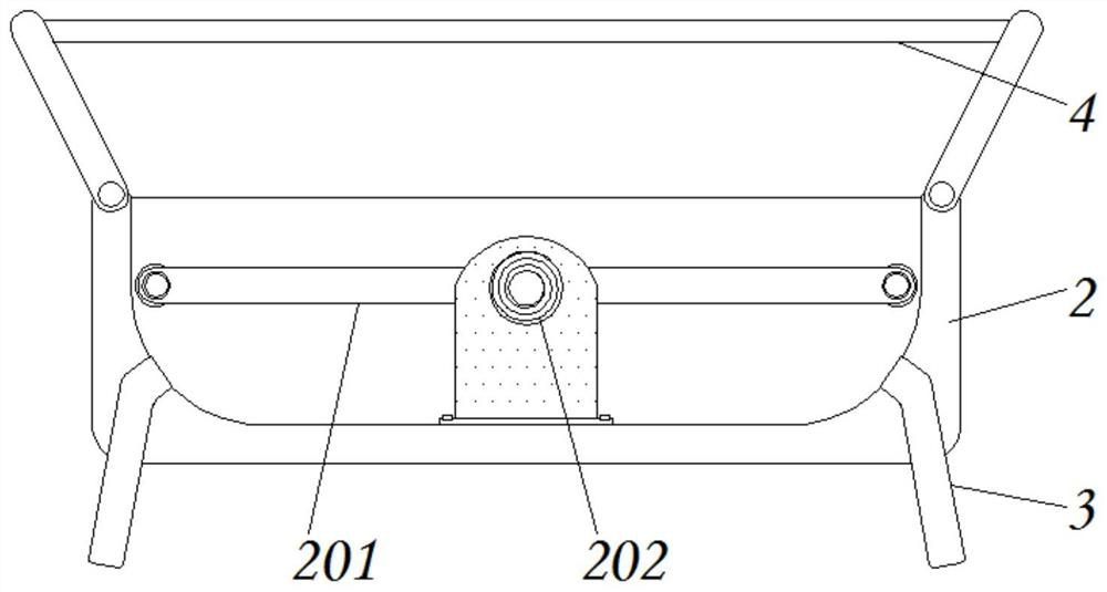 Stable solar photovoltaic panel utilizing rainwater for quantitative self-cleaning