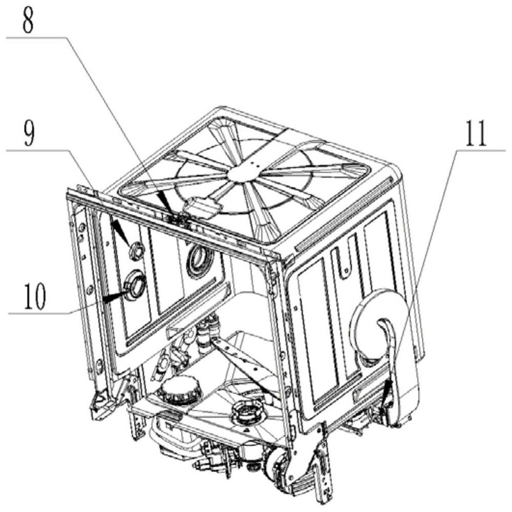 Dish washing machine, dish washing machine control method and device and readable storage medium