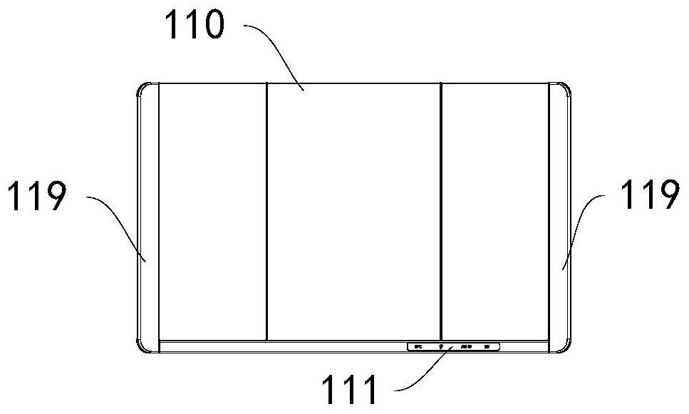 Bathroom mirror lighting control device and control method