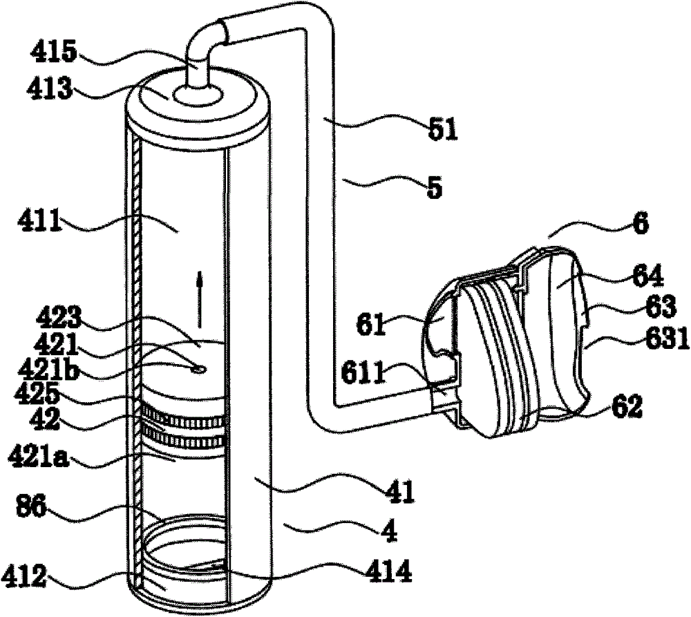 A breathing training device