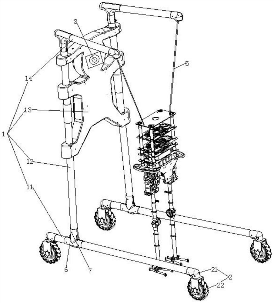 Movable microgravity environment simulation device